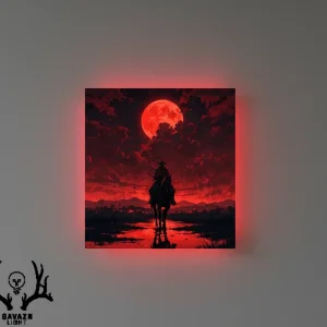 تابلو بک‌ لایت ماه خونین