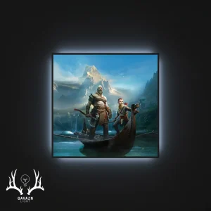 تابلو بک‌ لایت Kratos & Atreus