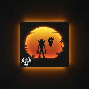 تابلو بک‌ لایت کراش پیاده