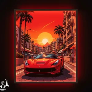 تابلو بک لایت فراری F12