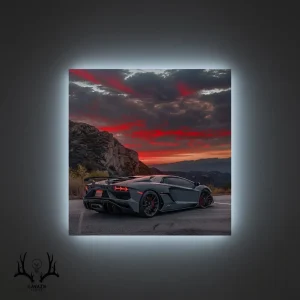 تابلو بک لایت Muscle Car