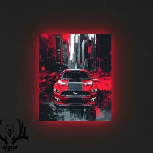 تابلو بک لایت Ford Mustang