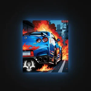 تابلو بک لایت Nissan GT‑R R35