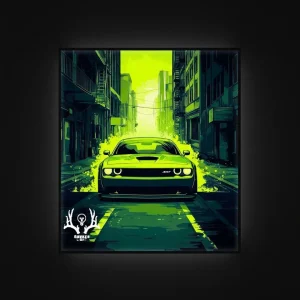 تابلو بک لایت داج چلنجر SRT