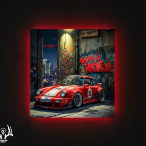 ماشین مسابقه‌ای قرمز