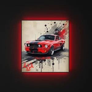 تابلوبکلایت خودرو کلاسیک قرمز