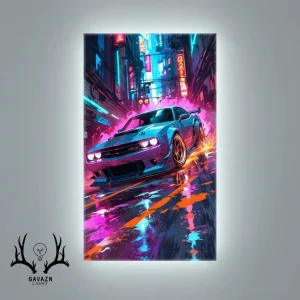 Dodge Challenger تابلو بک لایت