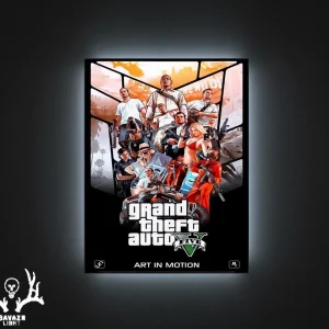 تابلو بک‌ لایت GTA V