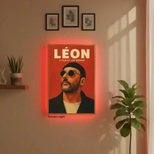 تابلو بک‌ لایت طرح لئون