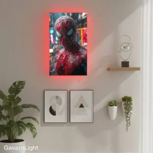 تابلو بک‌لایت طرح اسپایدرمن