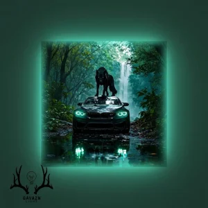 تابلو بک لایت BMW M4 چراغ سبز