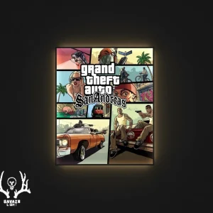 تابلو بک‌ لایت San Andreas