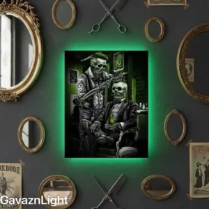 تابلو بک لایت آرایشگر گنگ 2