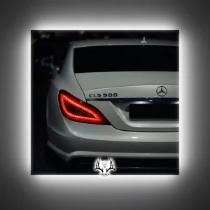 تابلو بک لایت مرسدس بنز CLS سفید