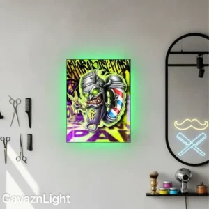 تابلو بک لایت ماشین ریش تراش