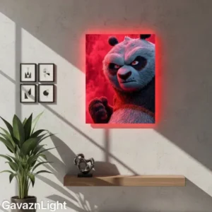 تابلو بک‌ لایت طرح پاندا کونگفوکار