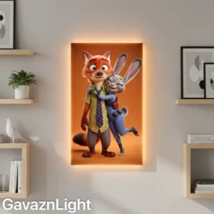 تابلو بک‌ لایت طرح Zootopia