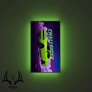 تابلو بک لایت Dodge Challenge