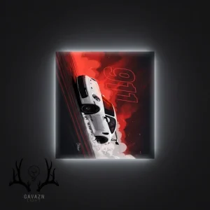 تابلو بک لایت پورشه 911