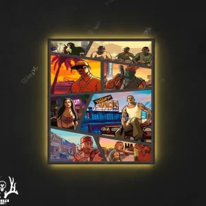 تابلو بک‌ لایت GTA