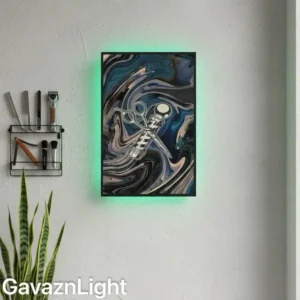 تابلو بک لایت آرایشگری 2