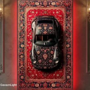 تابلو بک لایت فرش ایرانی