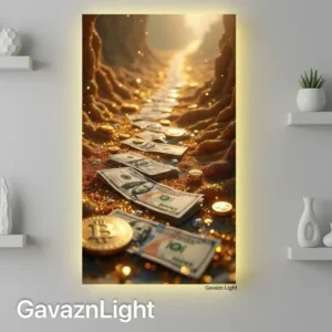 تابلو بک لایت مسیر ثروت