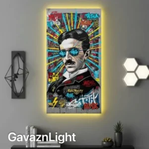 تابلو بک لایت تسلا