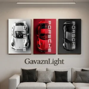 تابلو دکوری porsche