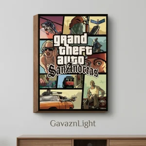 تابلو شاسی GTA sanadreas
