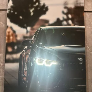 فتو نئون ماشین اسپرت bmw