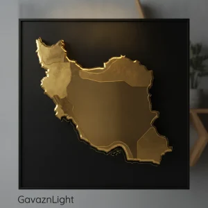تابلو برجسته نقشه ایران