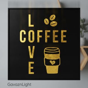 تابلو برجسته عاشقان قهوه
